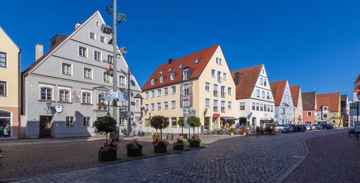 little town Aichach in Bavaria