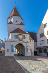 little town Aichach in Bavaria