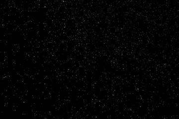 Beautiful snowfall isolated on the black background. Seamless loop animation. Use the composite...