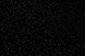 Beautiful snowfall isolated on the black background. Seamless loop animation. Use the composite mode Screen, Add or Lighten for transparency.