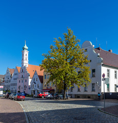 little town Aichach in Bavaria