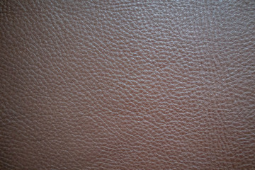 Genuine brown leather cow skin