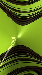 Artfully 3D rendering fractal, fanciful abstract illustration and colorful designed pattern