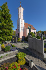 Fototapeta premium little town Aichach in Bavaria