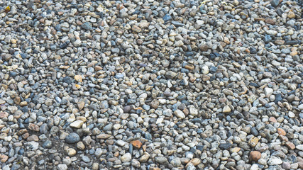 top view stone on background