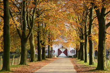 Zufahrt zum Gut Heimendahl in Kempen