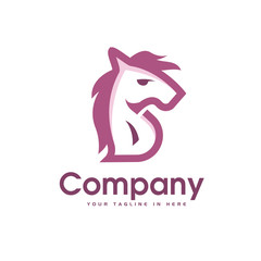 head horse B initial logo design inspiration