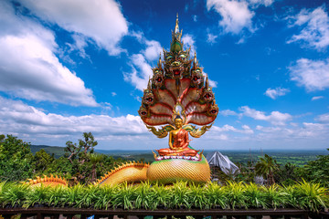 Buddha statue of wat tham pha daen temple,Sakon nakhon province ,Thailand