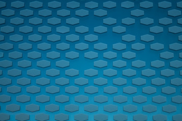 Hexagon pattern. geometric background. hexagonal grid. abstract light blue texture. hex mesh