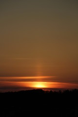 Obraz premium sunset in mountains