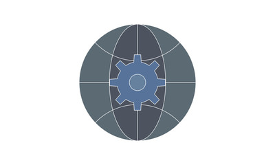 Internet settings icon for network configurations