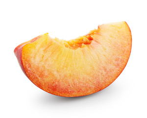 Slice of peach