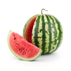 Watermelon with slice