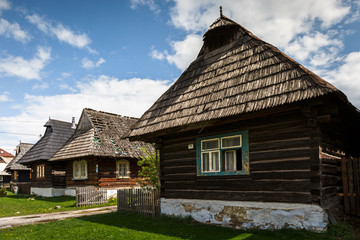 Fototapeta na wymiar Podbiel village in Orava region.