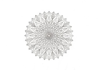 Snowflake mandala