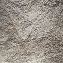 old white crumpled paper background