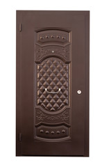 iron entrance door for the apartment