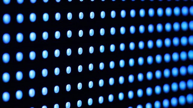 Bright colored LED SMD video wall with high saturated patterns - close up 4k video