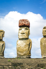 Moai Statue on Rapa Nui, Easter Island