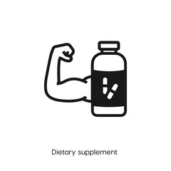supplement icon vector