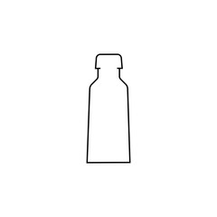 Milk bottle icon. Drink bottle symbol