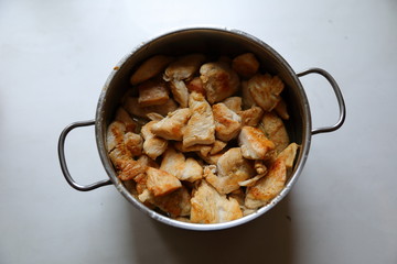 Delicious fried meat