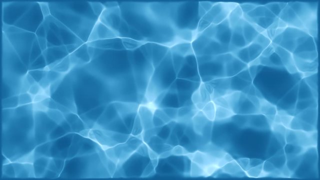 Water surface texture background concept.  Top view of pure blue water in the pool with light reflections. 
