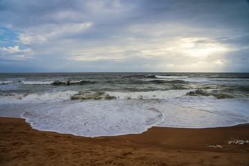 Candolim Beach seen in the evening