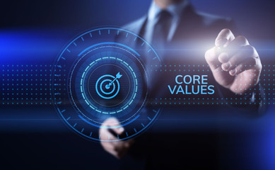 Core values responsibility Company Ethical Business concept.