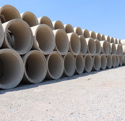 Water drain cement concrete pipe