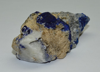 Lazurite gemstone crystal