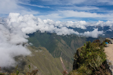 Andes. View from the Machupicchu mountain