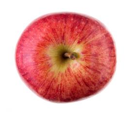 Fresh red apple isolated on white