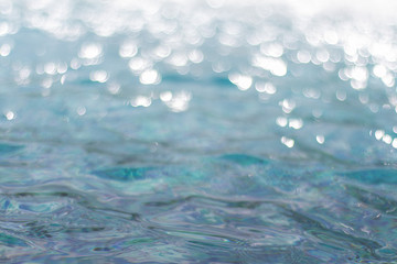 Abstract bokeh water light background,
