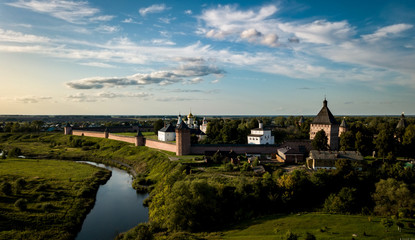 Fototapeta na wymiar Suzdal. Gold ring of Russia. Spaso-Evfimievsky monastery.