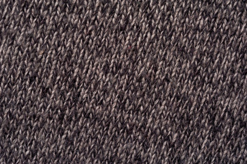 Close-up image of a gray knitwear