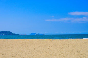夏の西山海水浴場【山口県下関市】