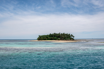 Tropical island of Kingdom of Tonga