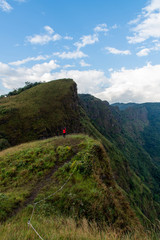 Obraz premium Hiking at Khao San Nok Wua, Kanjanaburi,Thailand