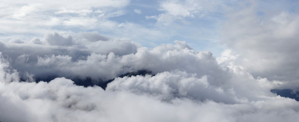 Mountain Obscured By Clouds