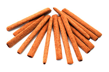 bamboo cookies lies on a white background, close-up