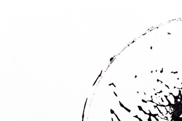 Black and white hand painted acrylic background.