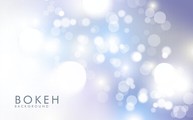 Abstract light silver bokeh background vector. Modern white background. © Fajar