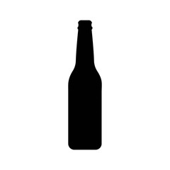 Bottle beer icon vector flat design