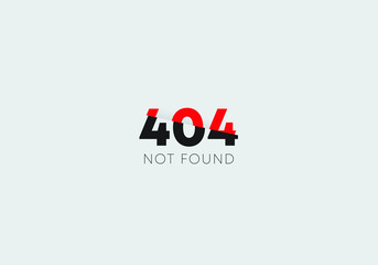 vector web 404 page design