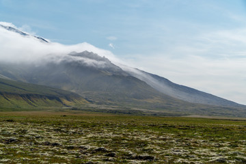Fototapeta premium Volcanic Landscape around Mount Krafla in Iceland.