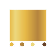 Gold Metal foil abstract background with modern vector gradient style, Vector Illustration eps 10