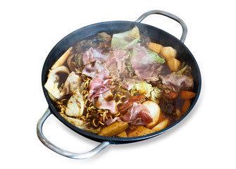 Korea food, Sindangdong tteokbokki Premium, focus selective.
