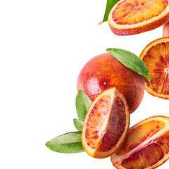 Fresh ripe blood orange