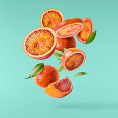 Fresh ripe blood orange